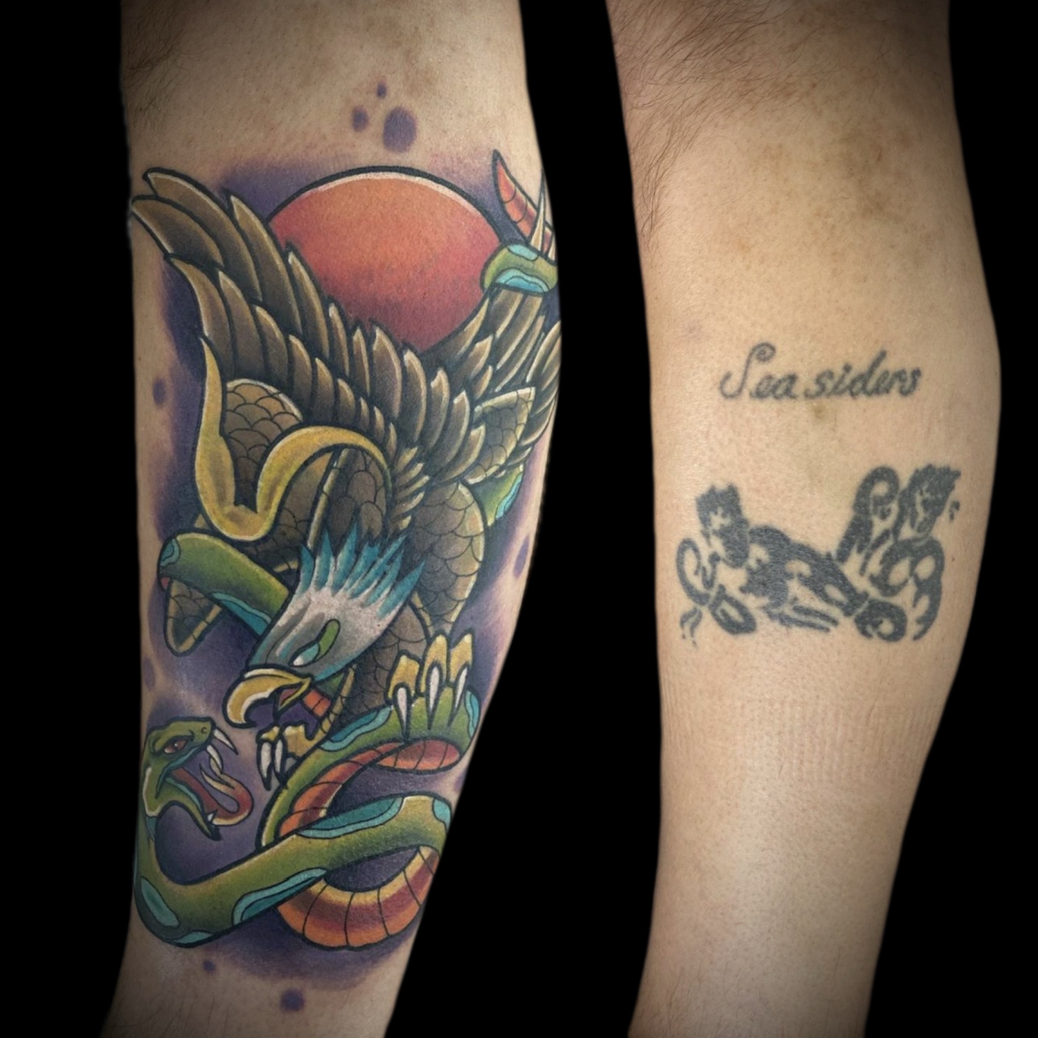 Cover-up tattoo — Redemption Tattoo Studio